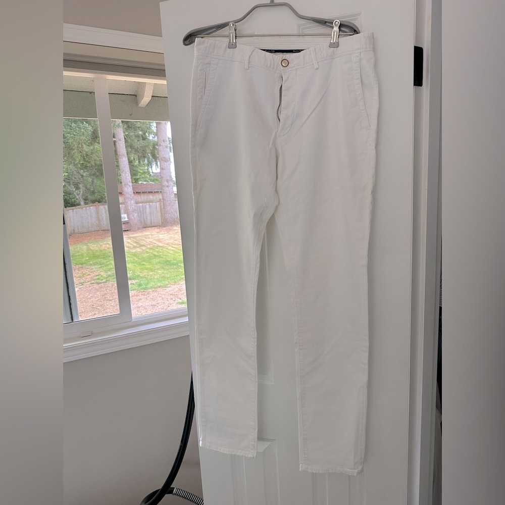 Massimo Dutti White Chino Pants